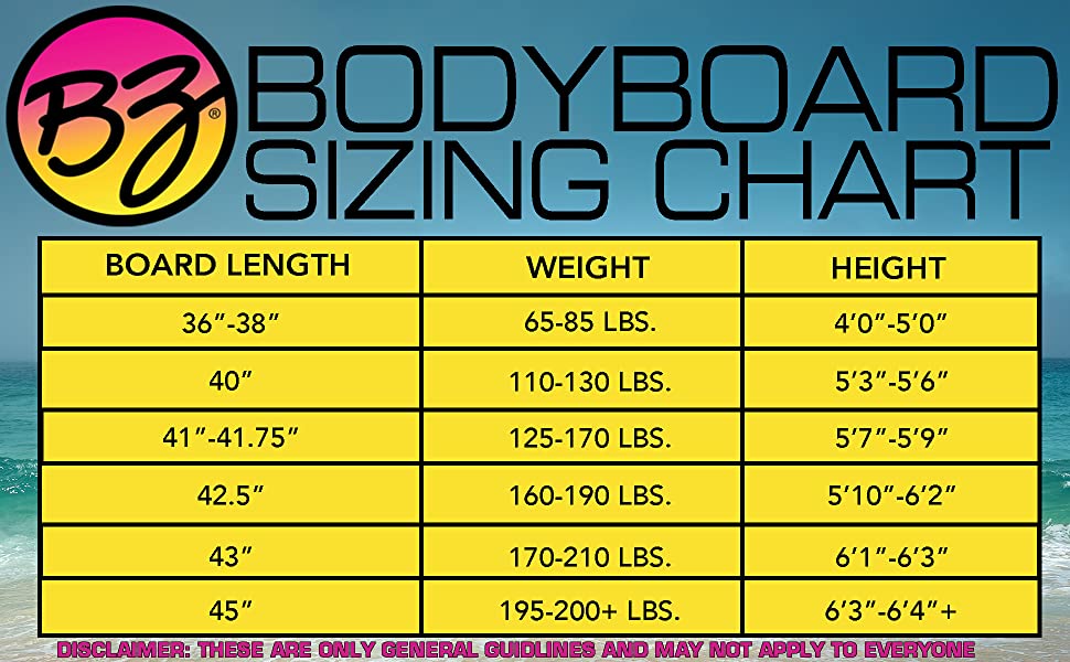 BZ BATFLY 41.5" BODYBOARD
