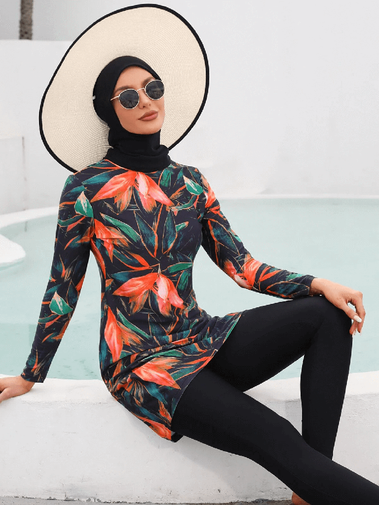 MODEST 3PC BURKINI SWIMWEAR