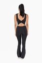 TWISTED BACK FLARED JUMPSUIT
