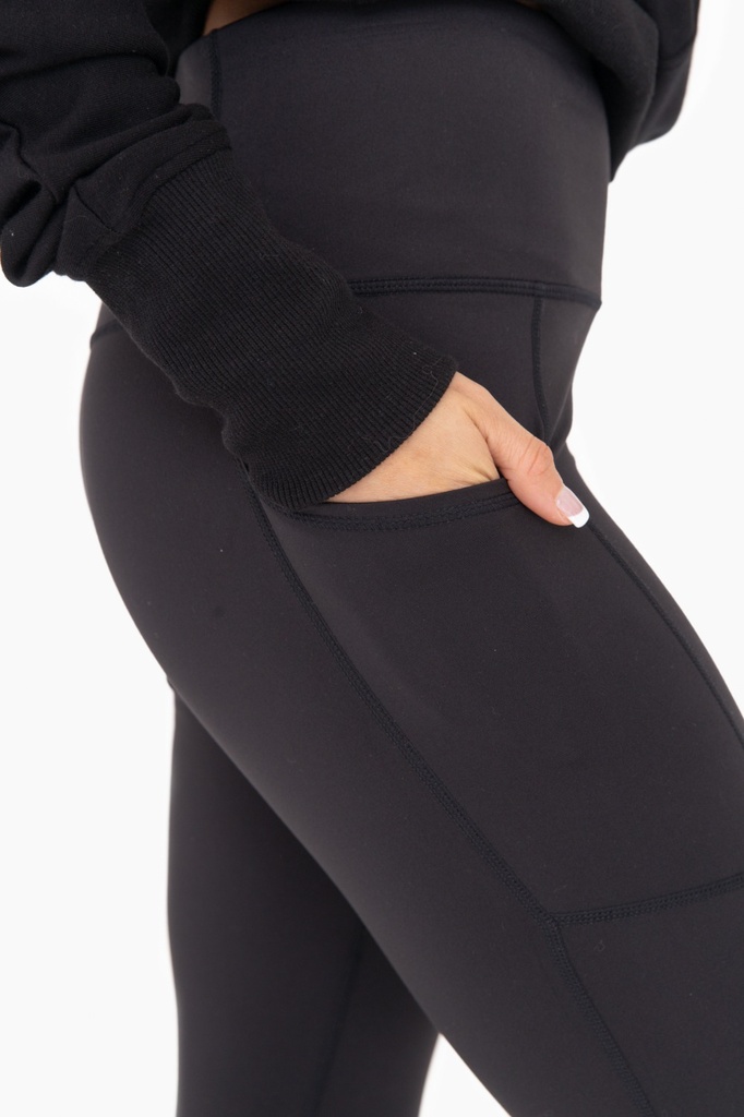 NO FRONT SEAM POCKET LEGGINGS