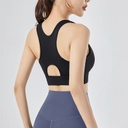 FRONT ZIPPER WORKOUT BRA