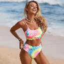 TIEDYE HIGH WAIST BIKINI
