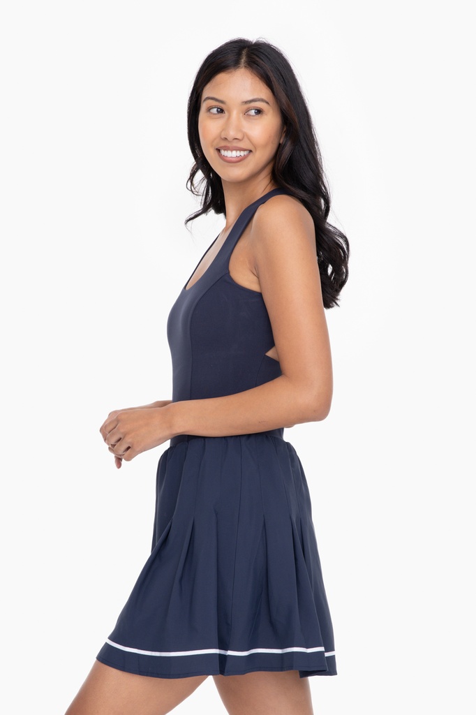 CRISS CROSS SKATER DRESS