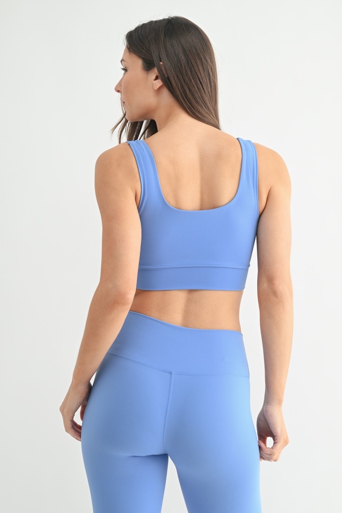 SQUARE NECK WORKOUT BRA