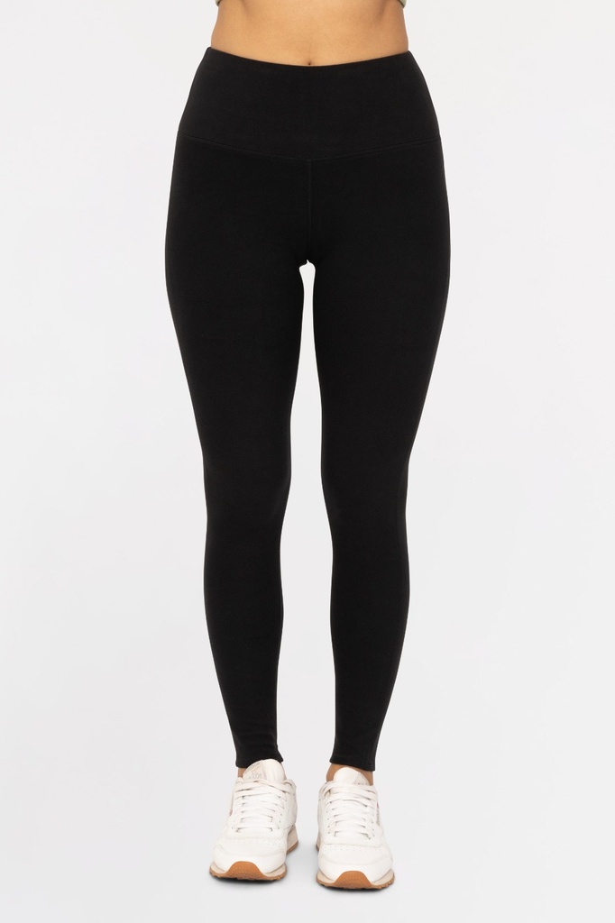HIGH-WAISTED FLEECE LEGGINGS