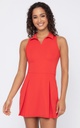 COLLAR PLEATED TENNIS DRESS