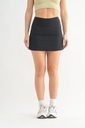 MICRO-PERFORATED PANEL TENNIS SKORT