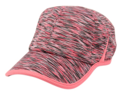 [CP2789-PNK] PONYTAIL YOGA ZIPPER CAP