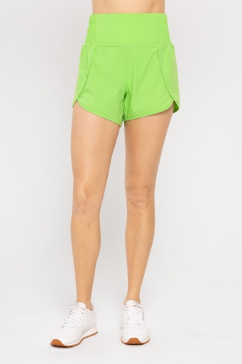 HIGHWAIST SPLIT RUN SHORTS